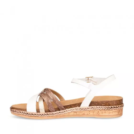 Sandales BLANC MEGIS CASUAL
