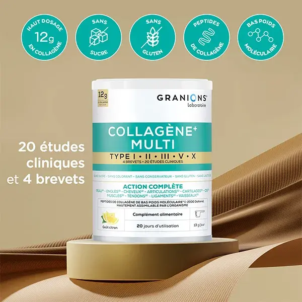 Granions - Multi Colágeno + 5 Tipos de Colágeno - 260g