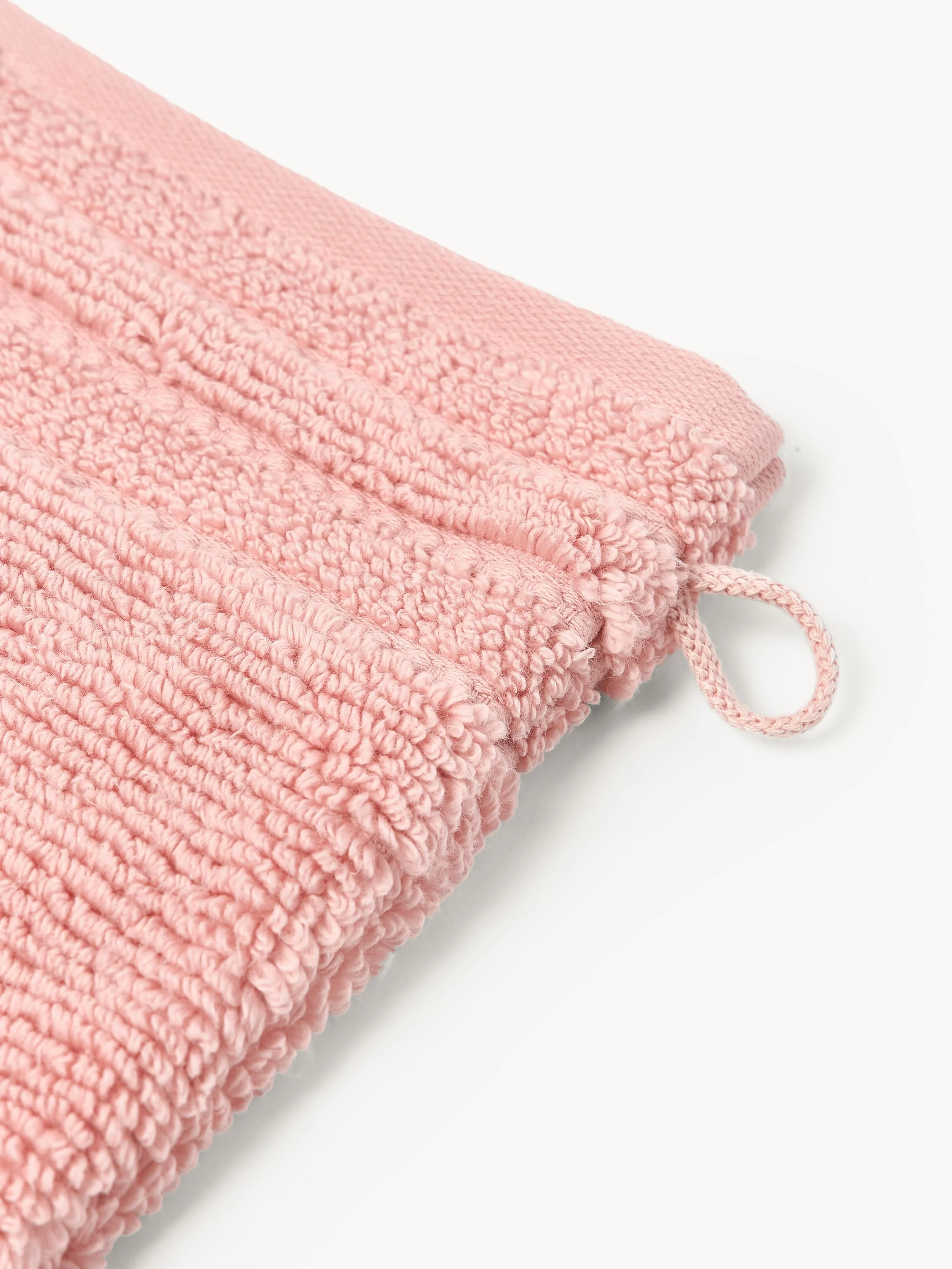 Washandjes Luxe met gestreepte rand, 2 stuks