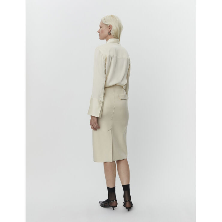 DAY Birger et Mikkelsen Kellie - Bonded Viscose Blend Cloud cream