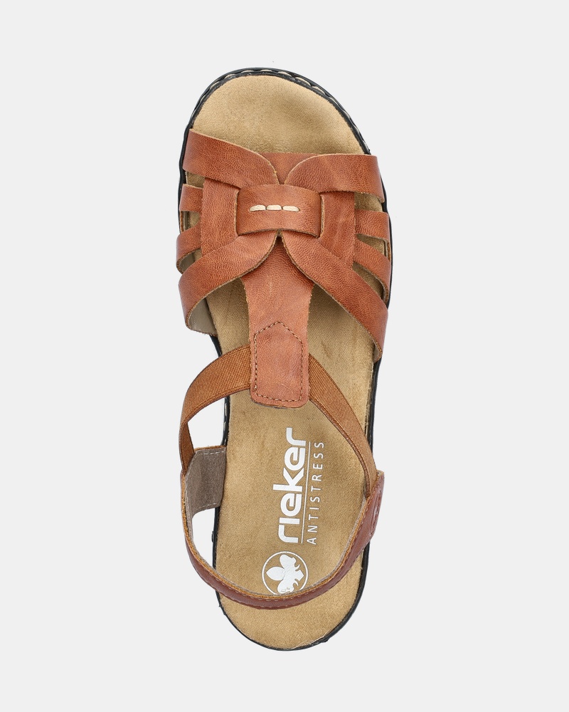 Rieker Sandalen  - cognac