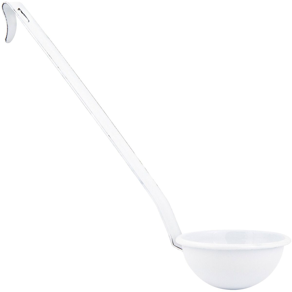 Øse 33 cm. Hvit