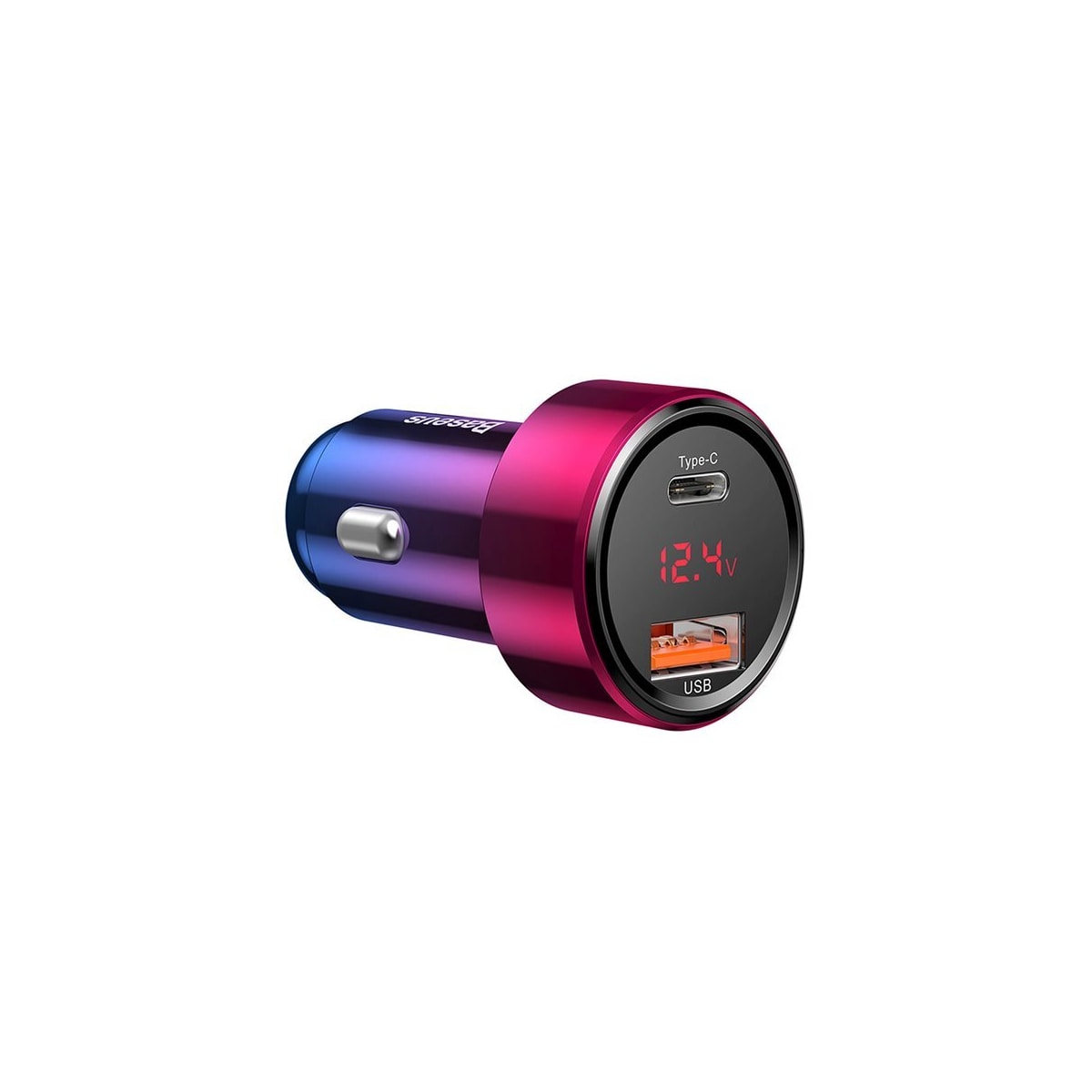 Billader med USB-C og USB 45W PD QC 6A for rask og effektiv lading