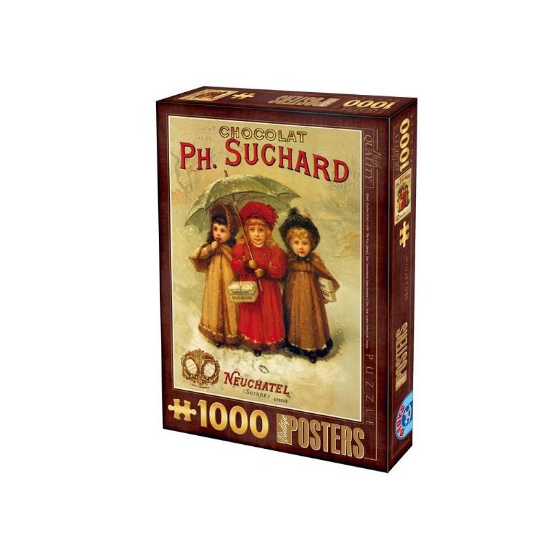 Puzzle 1000 pièces - Vintage posters Suchard