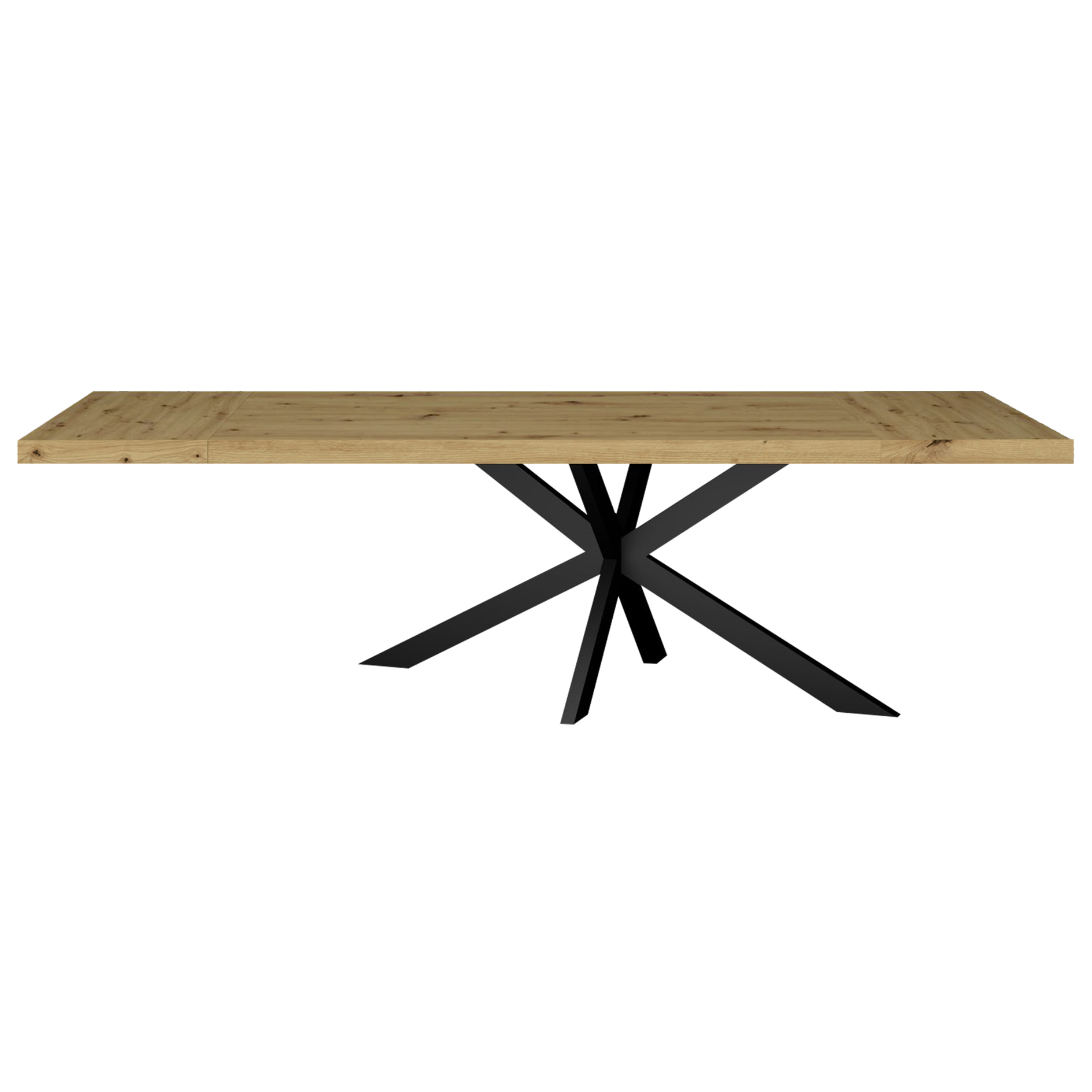 Esstisch - Artisan Eiche - schwarz - 175 cm