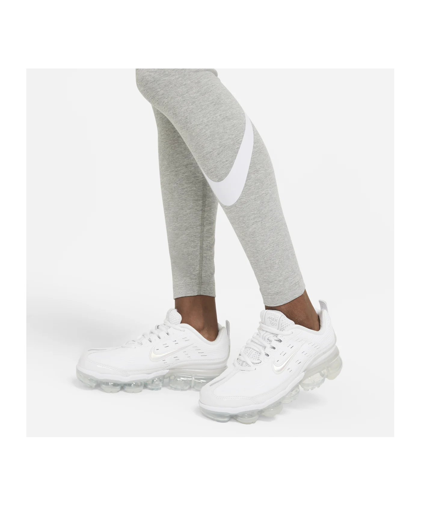 Nike Essentials Swoosh Leggings Damen Grau F063