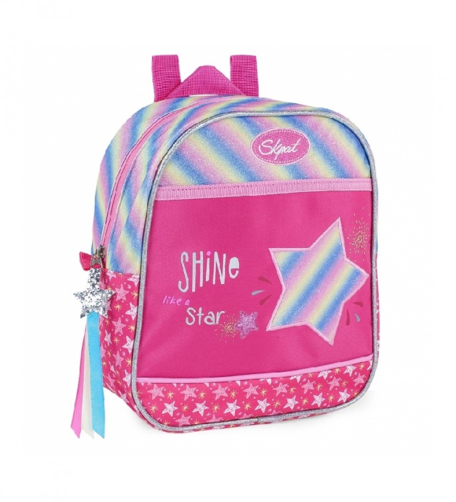 Mochila infantil Skpat 131334 rosa - 22x25x10 cm