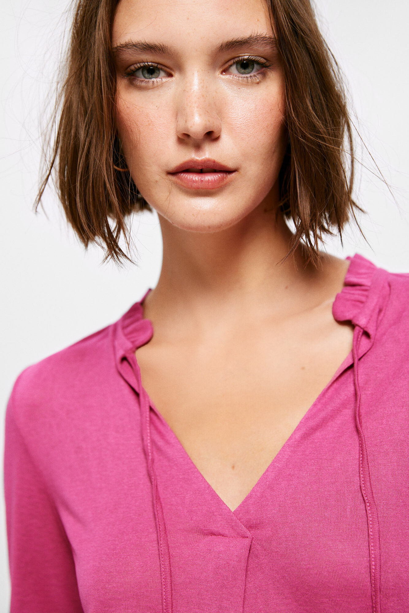 Blusa Polo Bicolor
