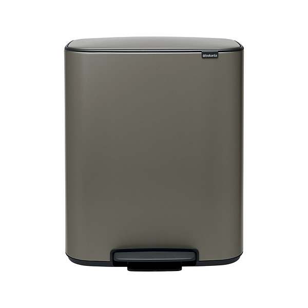 Poubelle à pédale Brabantia Bo 2 x 30 L, platine