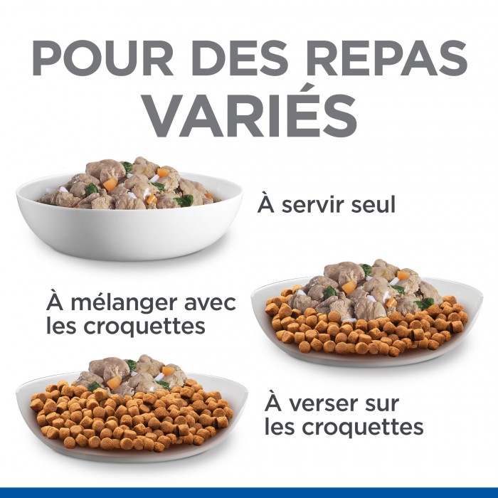 HILL'S Science Plan Healthy Cuisine Small & Mini Adult en Mijotés au Poulet & au Boeuf - Pâtée pour chien