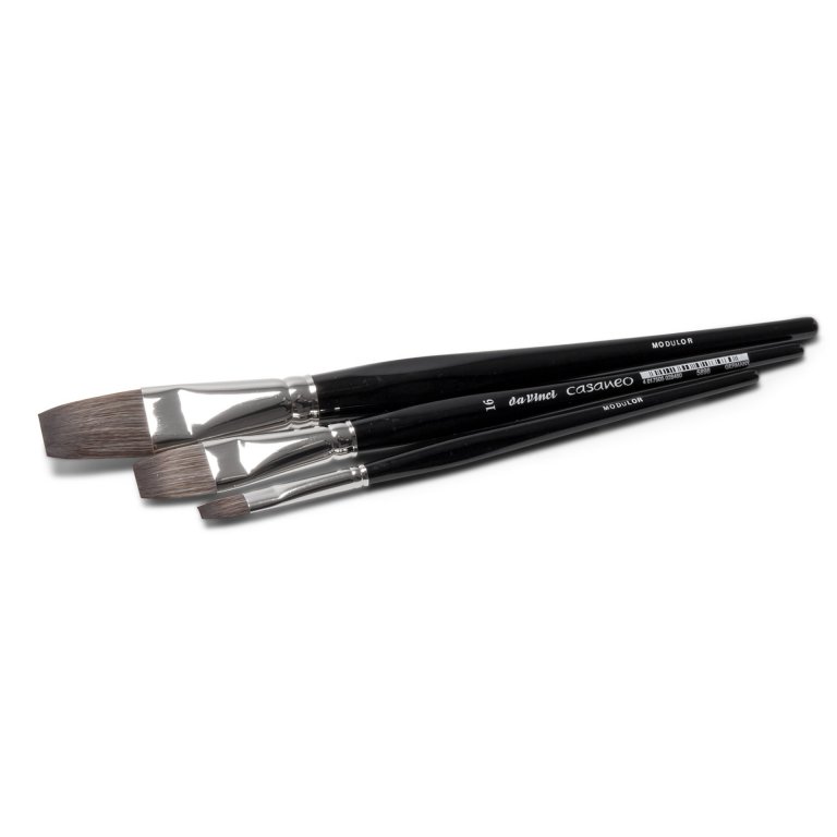 Da Vinci Aquarellpinsel Casaneo, flach