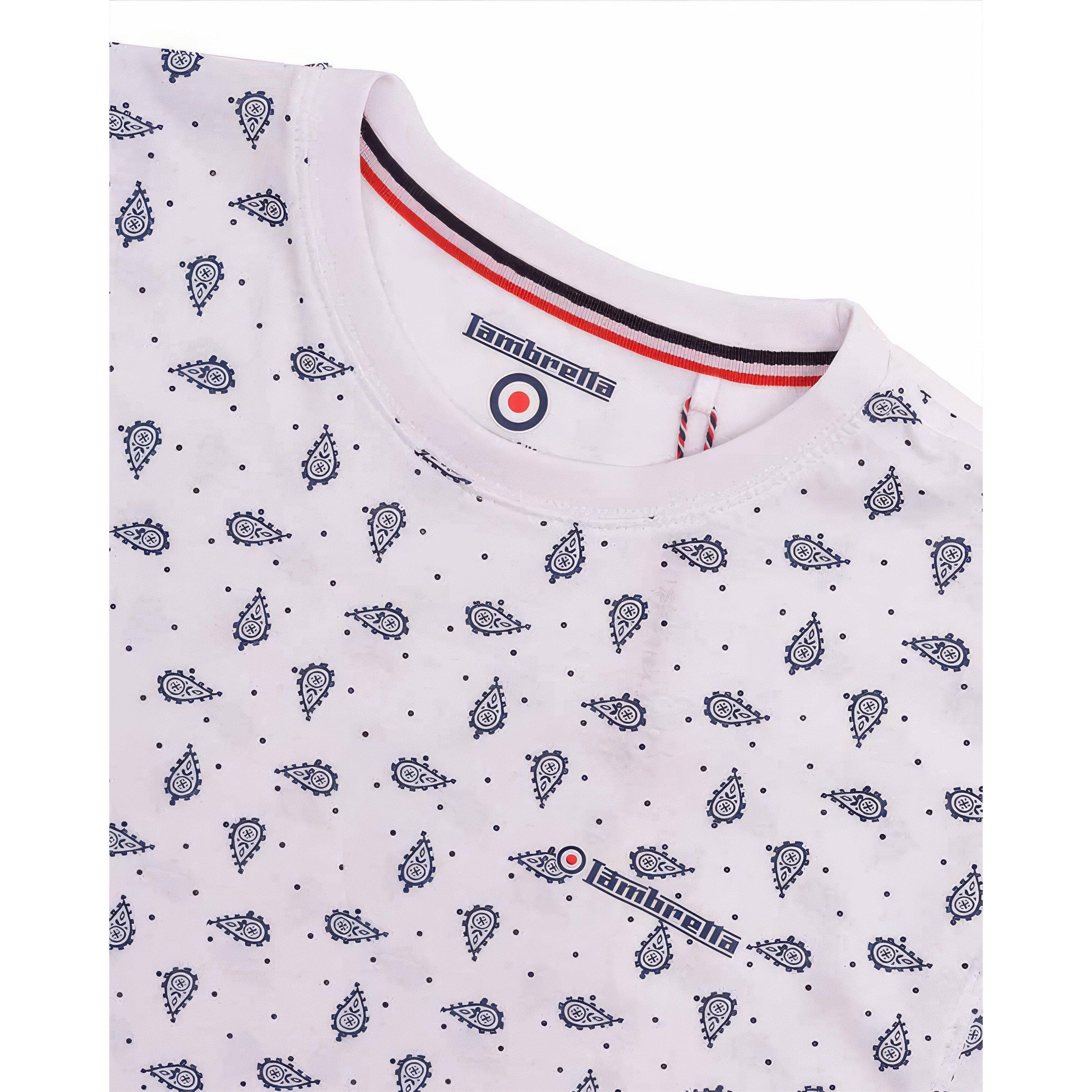 Lambretta Paisley AOP Print Tee