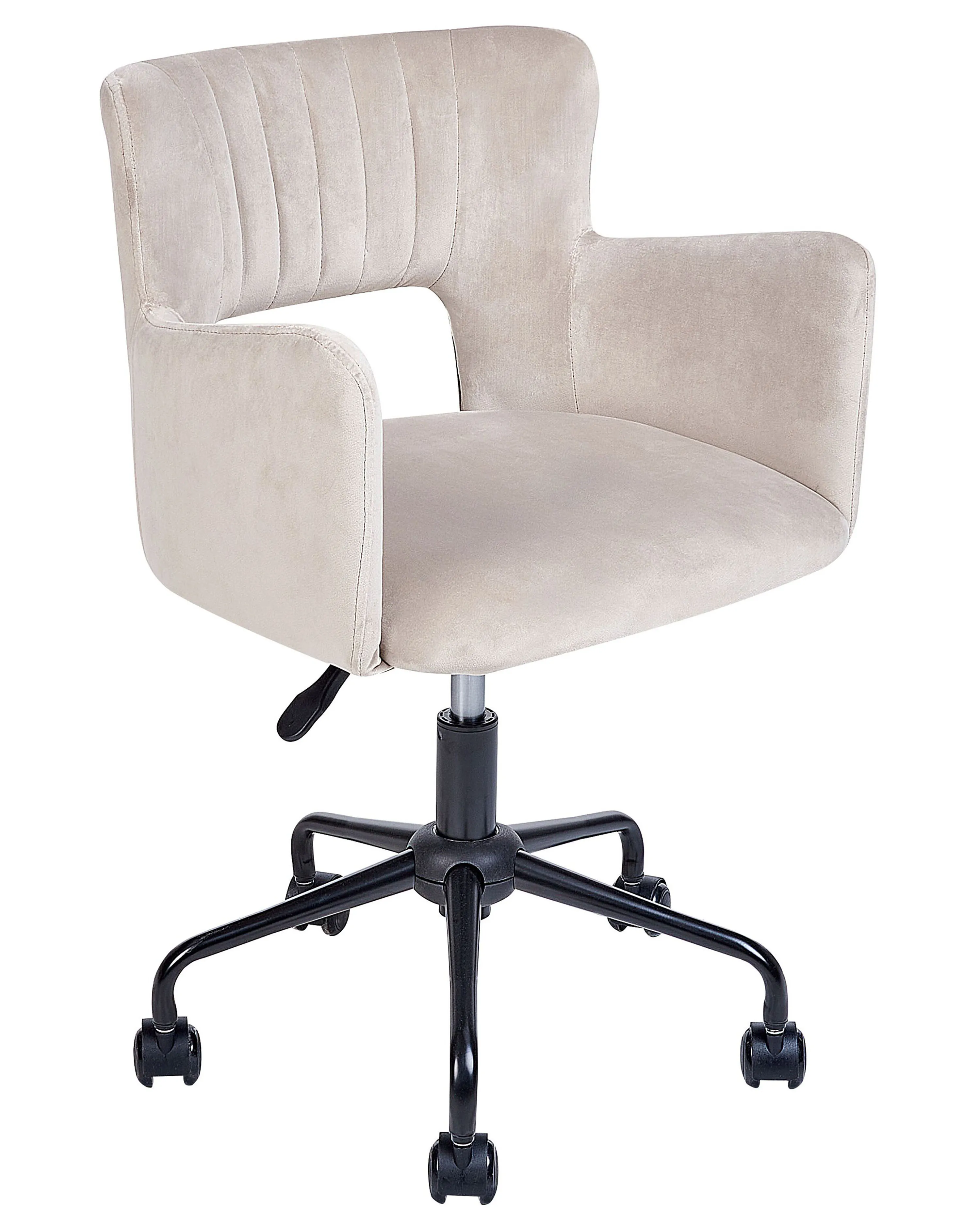 Bureaustoel SANILAC II Fluweel Taupe