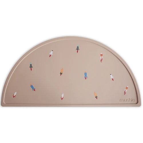 Mushie placemat rocket ship