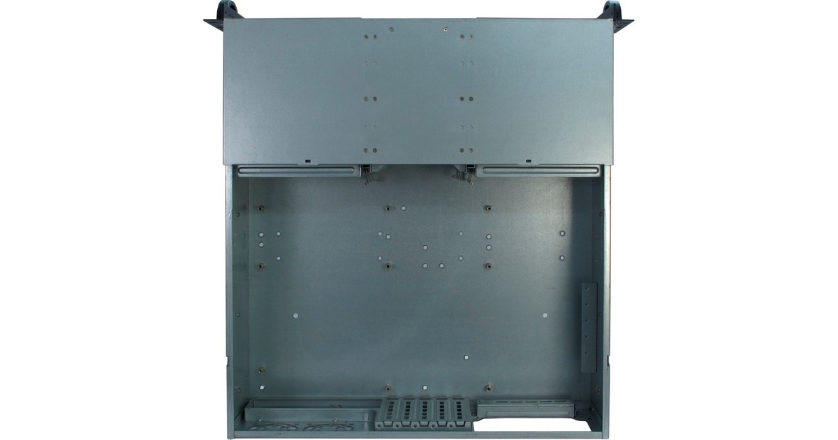Inter-Tech3U-30248 rack behuizing  (Zwart | 2x USB-A)