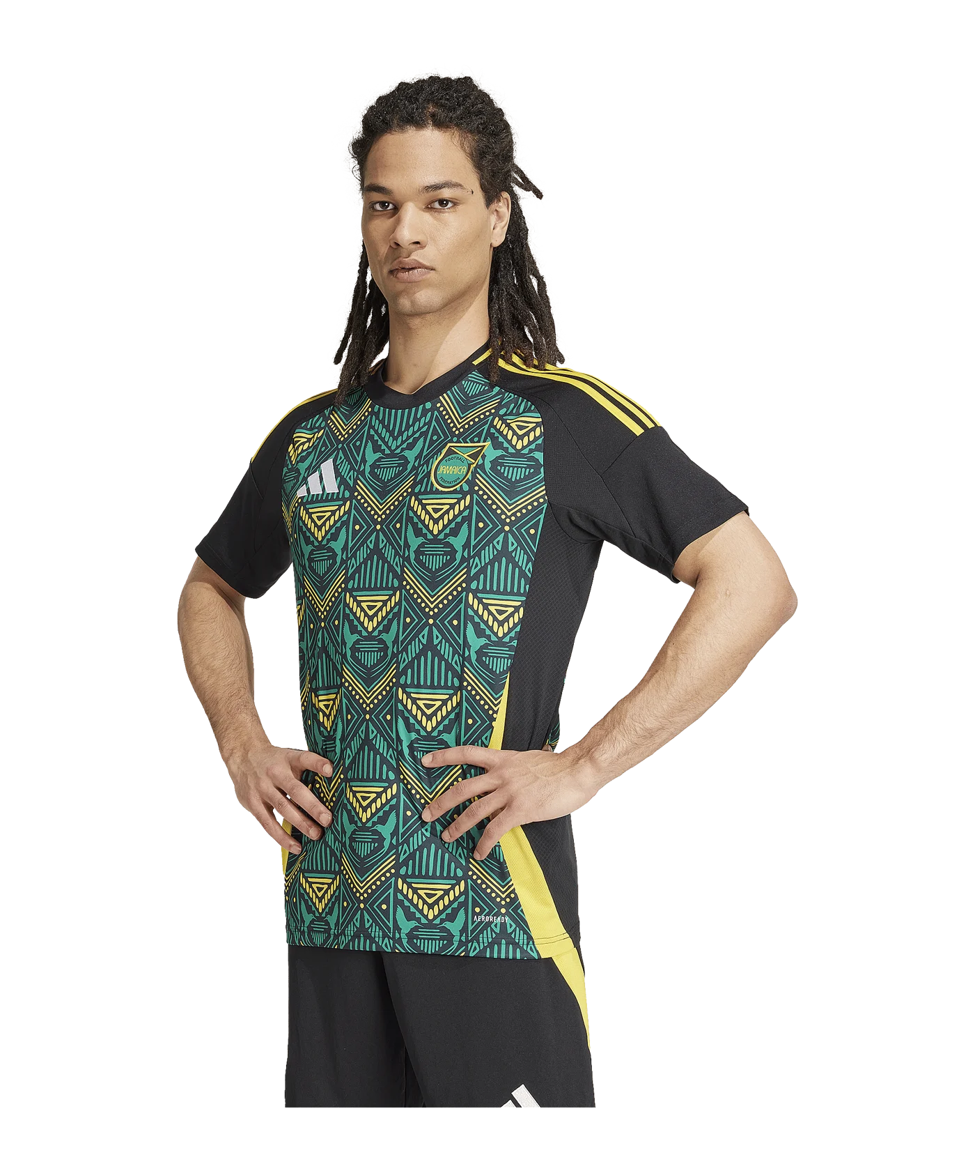 adidas Jamaica Trikot Away 2024 Schwarz