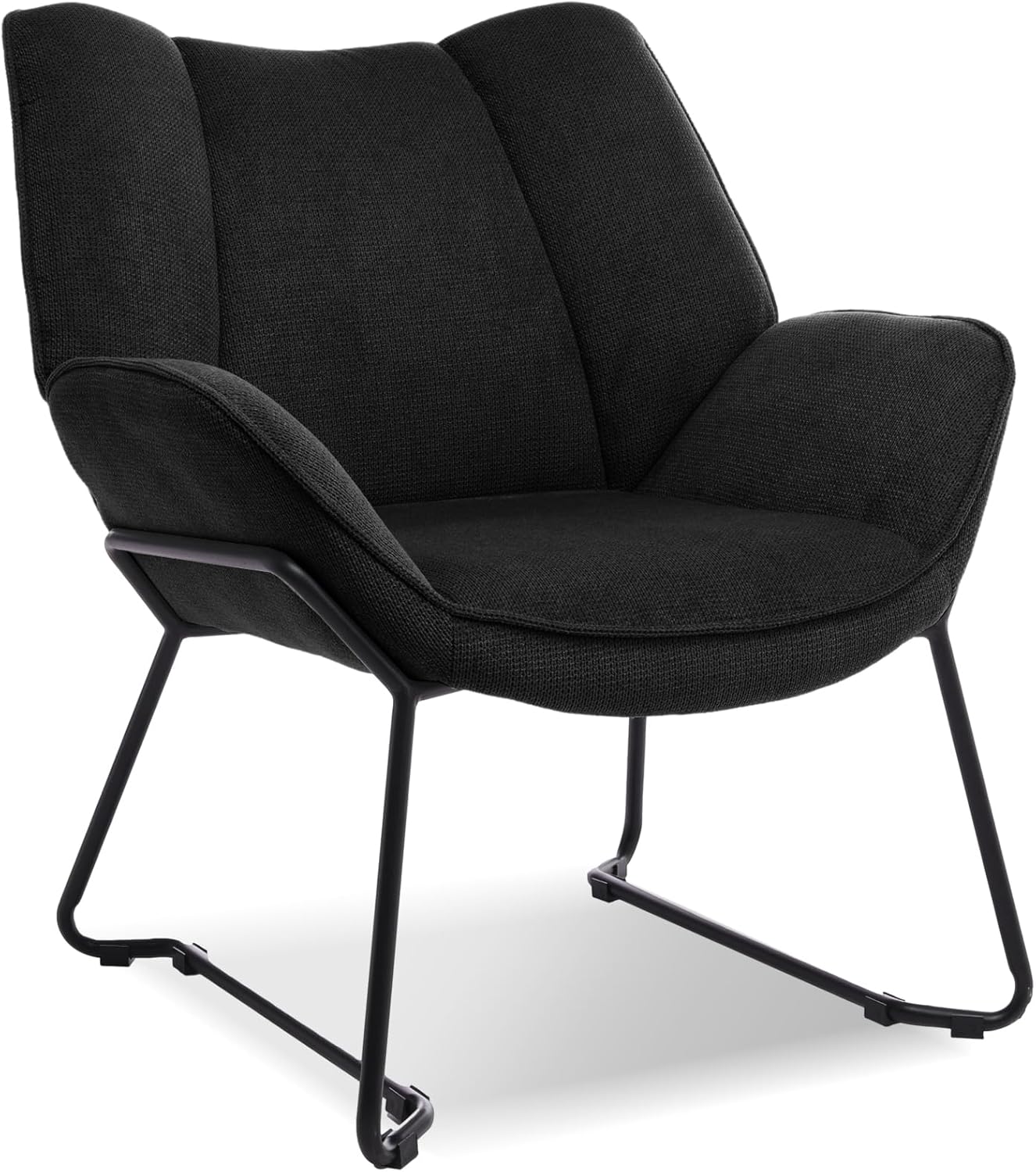 Relaxsessel Lounge Sessel Fernsehsessel bequem, Clubsessel Einzelsofa Cocktailsessel, Ohrensessel für Wohnzimmer/Schlafzimmer/Empfangsraum, Polster Lesesessel Vintage Dunkelbraun