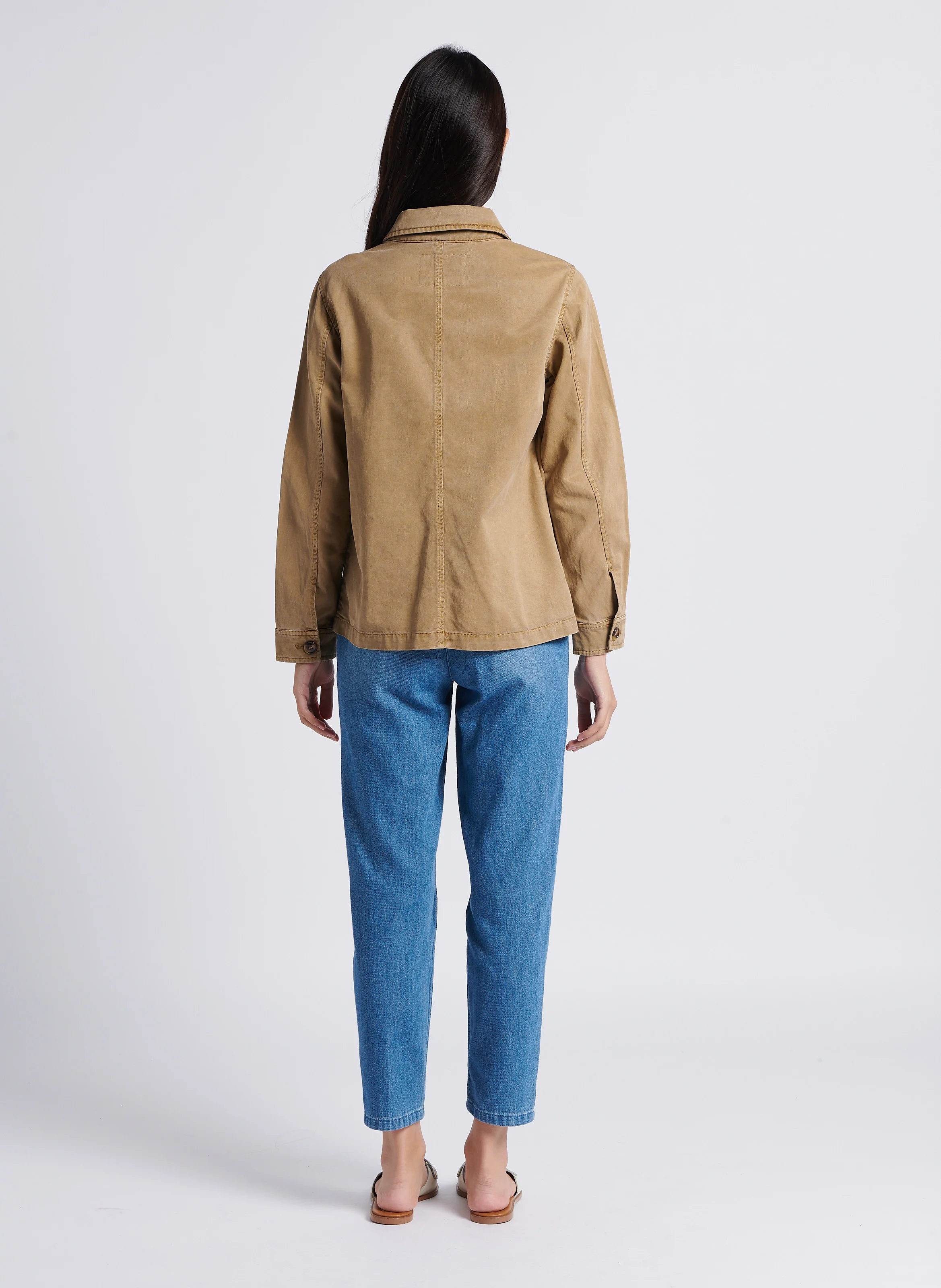 SABIL - Jean droit en coton | Bleu