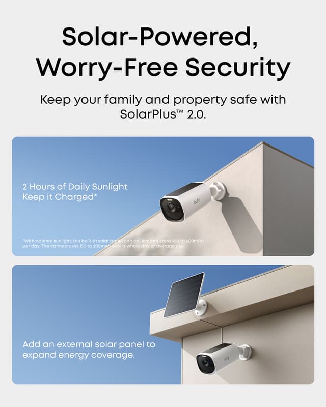 Eufy eufyCam E40 sikkerhedskamera + HomeBase 2 (4-pak)