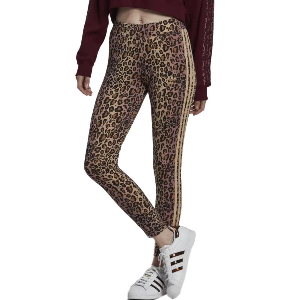 Adidas Legging Beige/Marron Femme Adidas Bike