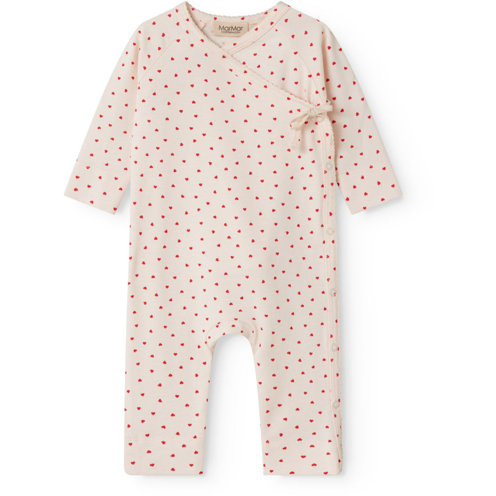 Køb MarMar Newborn Modal Smooth Print Happy Hearts Rula Heldragt