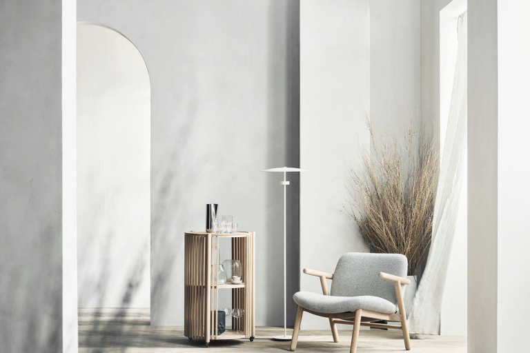 Bolia Story Bar bijzettafel Ø54 naturel geolied eiken