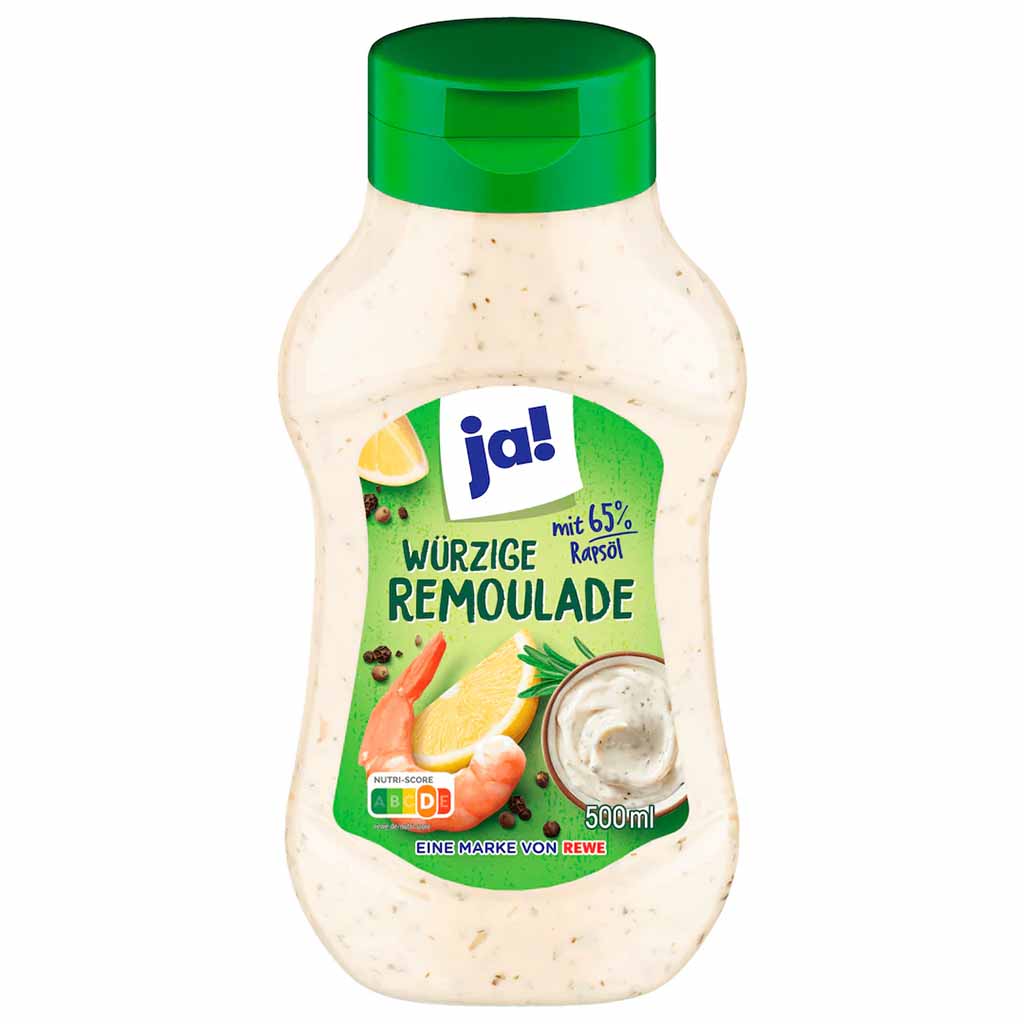 ja! würzige Remulade 500ml MHD:3.8.25