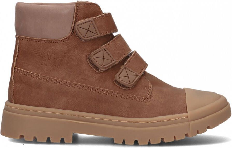 Shoesme SW22W008-A leren enkelboots cognac Bruin Jongens Leer 23