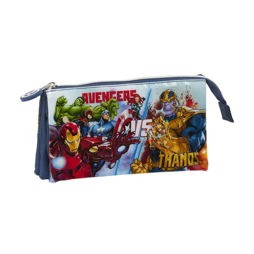 Estojo Avengers Heróis Vs Thanos Triplo