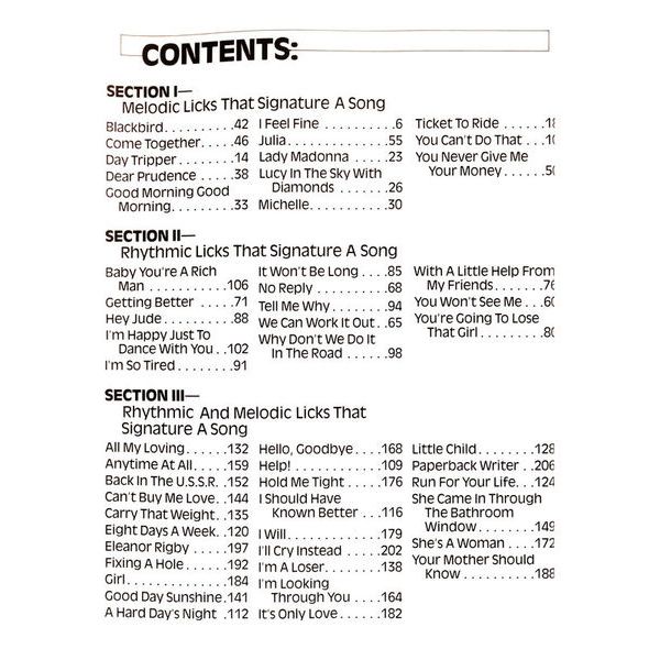 Hal Leonard The Beatles Guitar