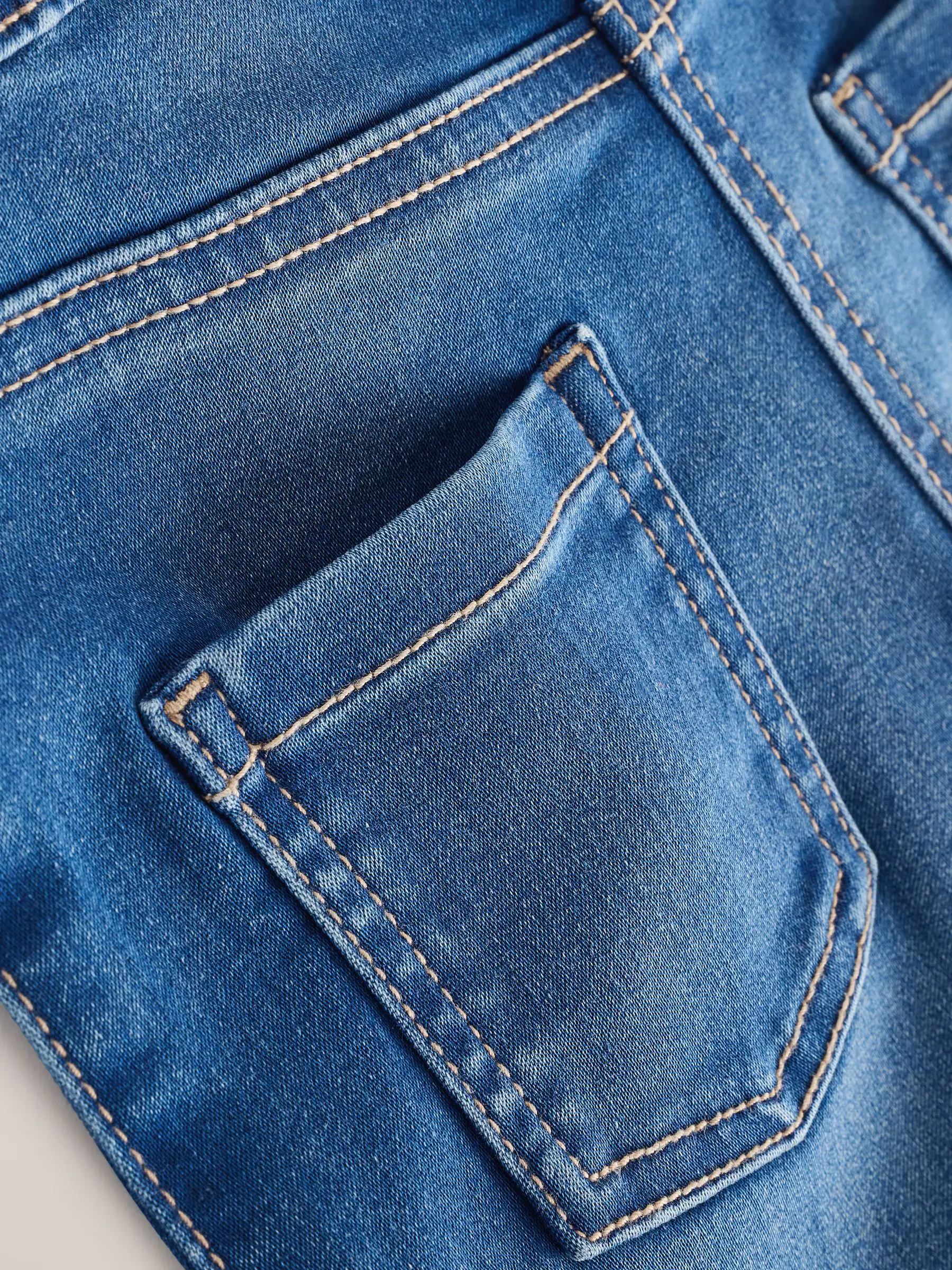 Normaal blauw - Pull-on flare jeans (3-16jr)