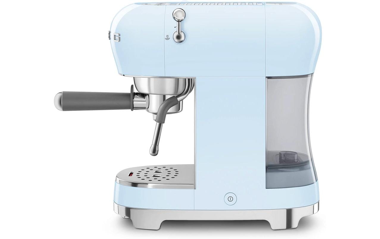 Siebträgermaschine 50's Style ECF02PBEU Blau<br>Espresso Kaffeemaschine
