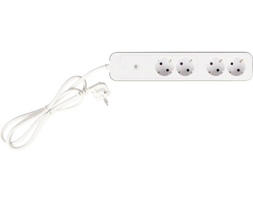 tint Smart Power Strip 4-weg 3G1.5 wit/grijs 1,8 m