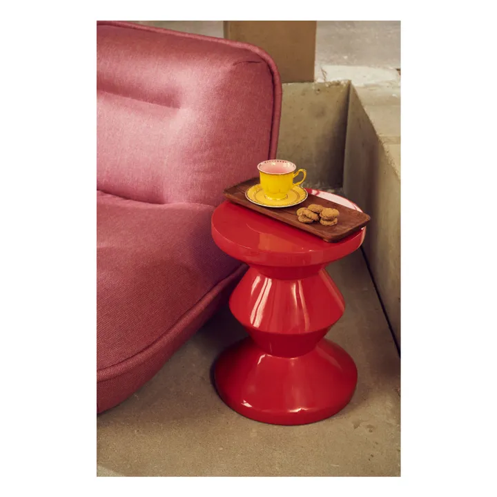 Pols Potten Tabouret Zig Zag | Rouille