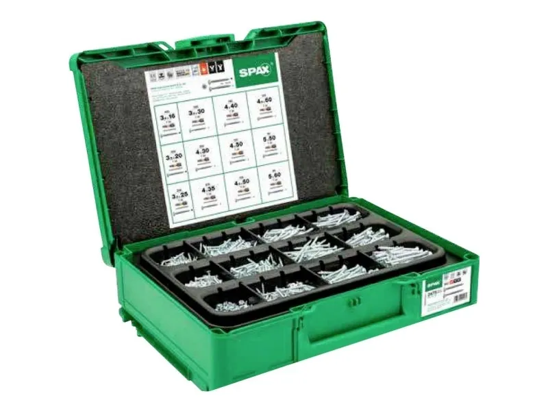SPAX systainer³ T-Loc 5000009172010 Skrue-sæt 1 stk