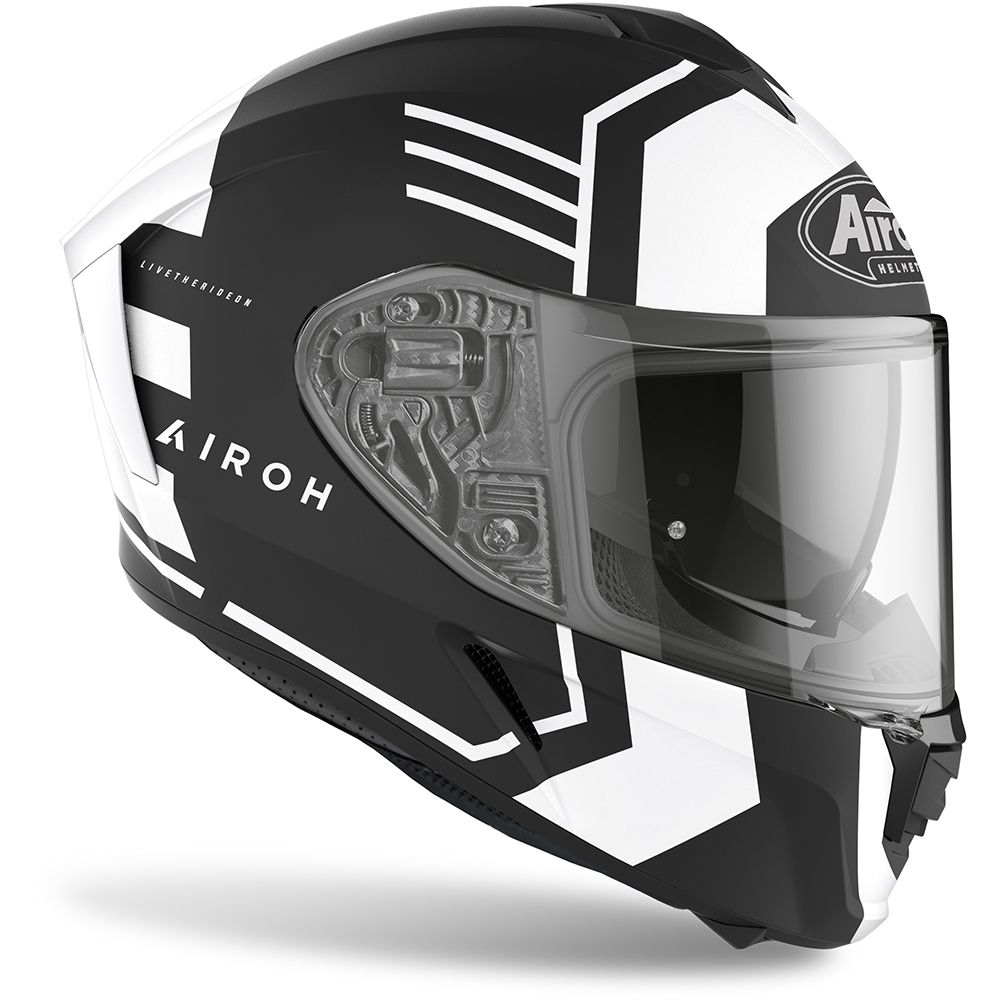 Airoh - Casque Spark Thrill Noir Mat / Blanc