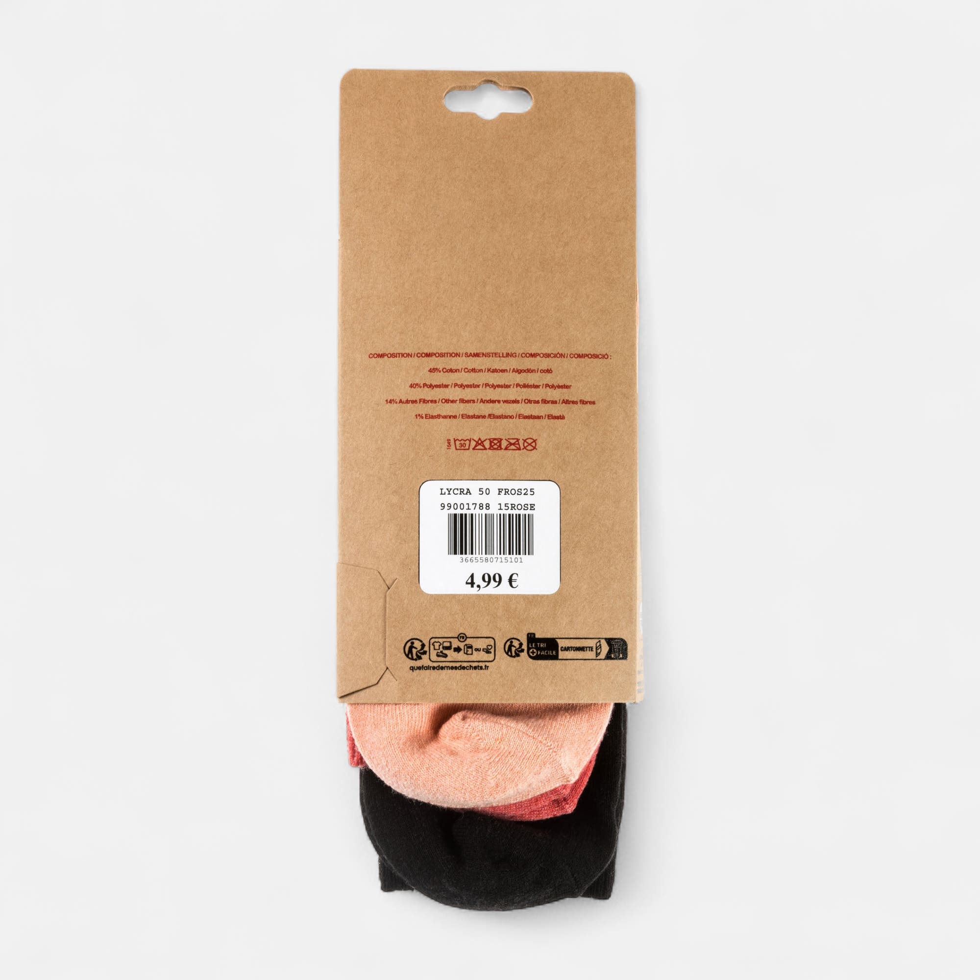 Chaussettes Femme rose