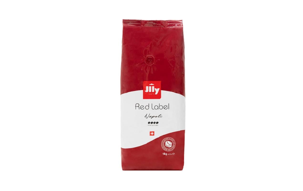 Kaffeebohnen Red Label Napoli 1 kgKaffeebohnen für Espresso und Ristretto