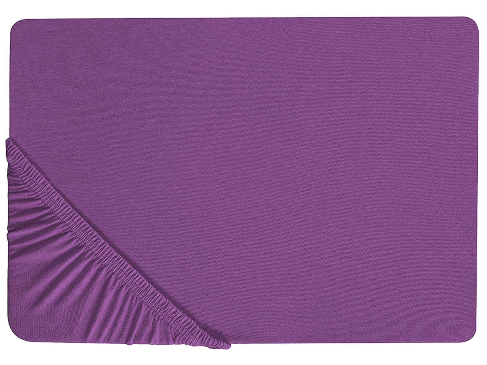 Hoeslaken JANBU Katoen 200 x 200 cm Paars