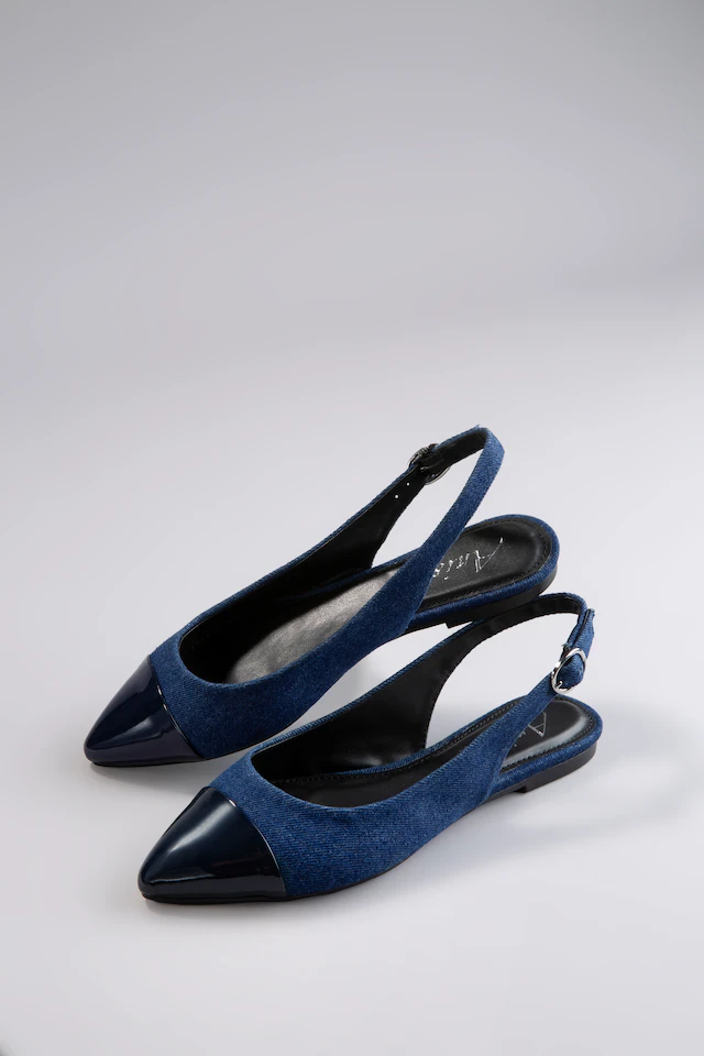 Aniston SHOES Slingpumps  , Flat, Sommerschuh, Lackspitze - in schmaler Form