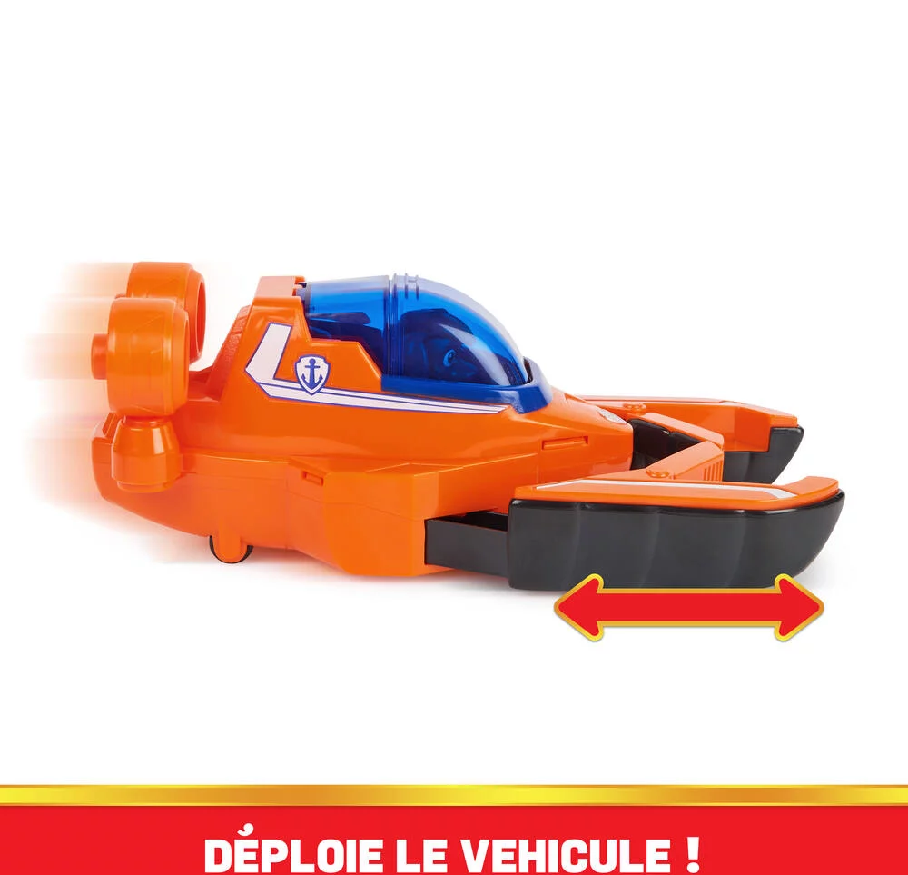 PAT'PATROUILLE -VEHICULE ET FIGURINE ZUMA AQUA PUPS