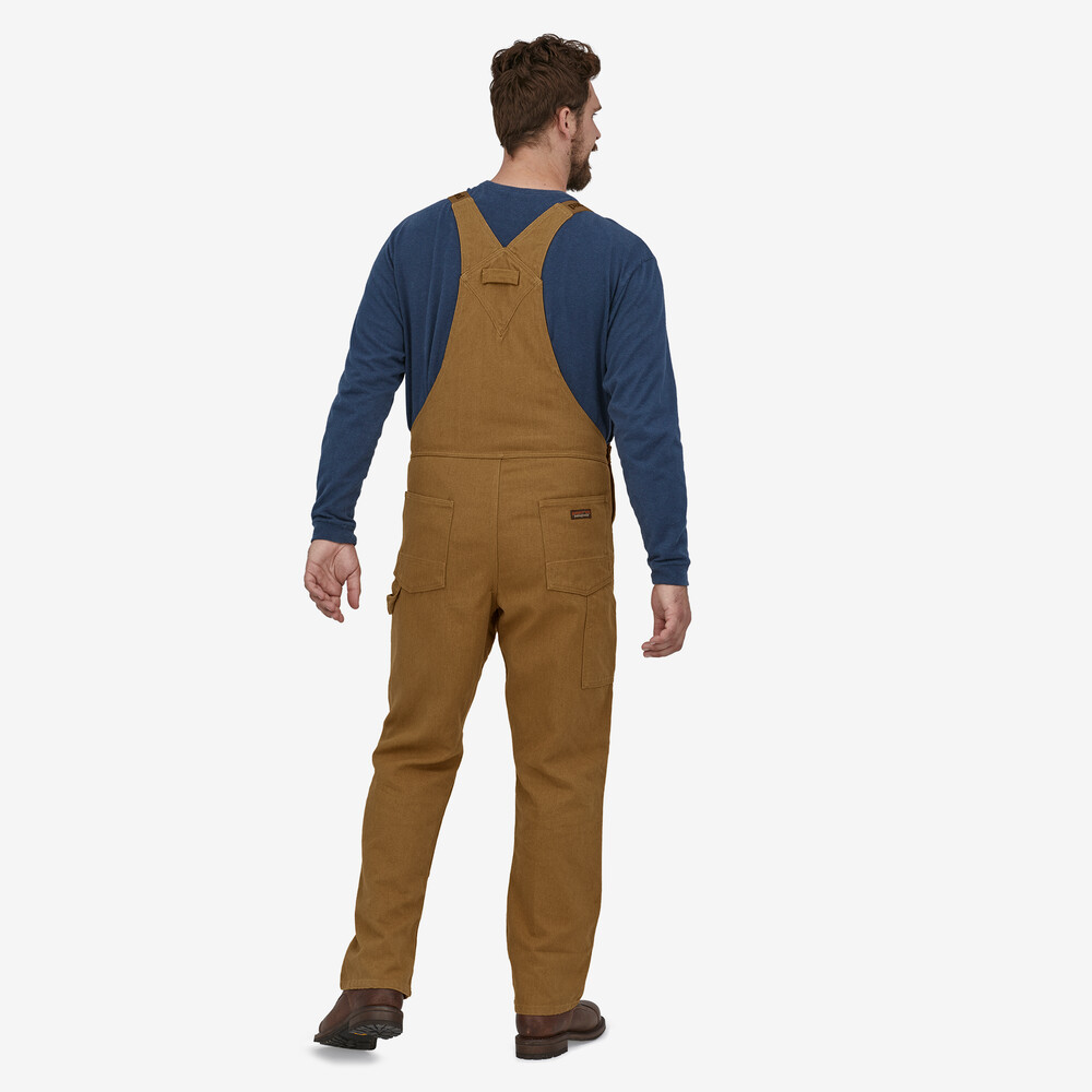 Iron Forge Herren-Latzhose aus Hanf-Canvas – Lang