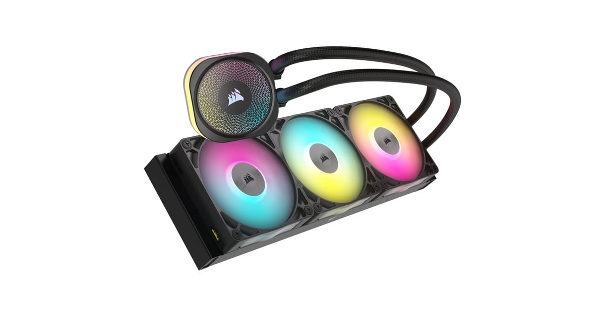 CorsairiCUE LINK TITAN 360 RX RGB waterkoeling  (Zwart, 4-pins PWM fan-connector)