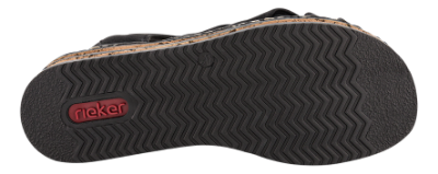 Rieker Sandal Sort 62908-00