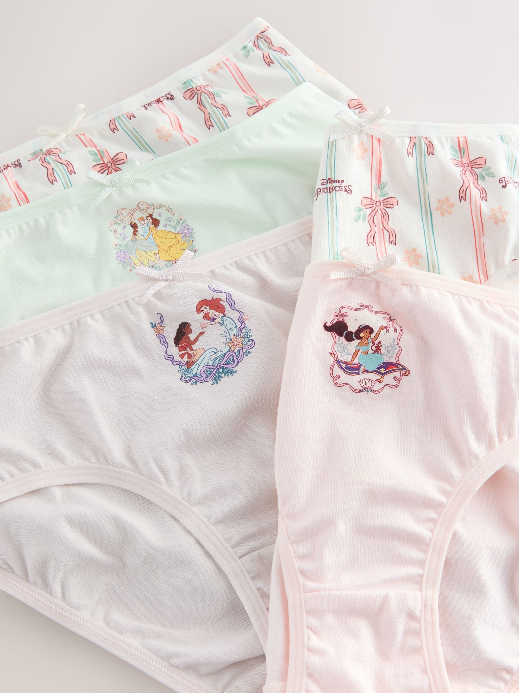 Roze - Disney Princesses 5 -pack Onderbroeken (1,5-10jaar)