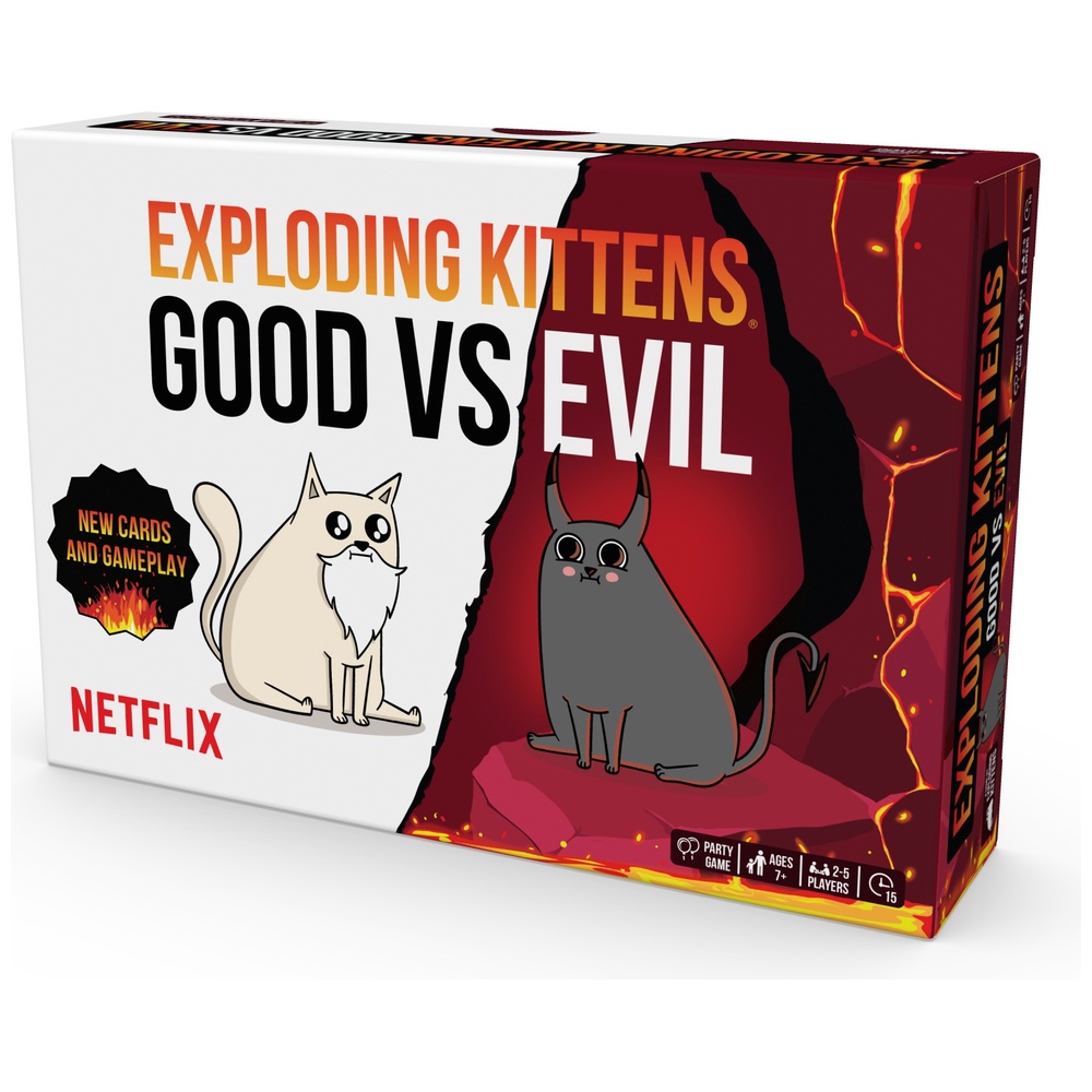 Exploding Kittens: Gut gegen Böse Kartenspiel