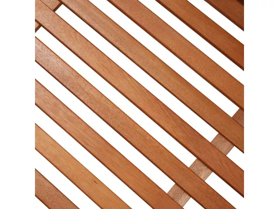 Boîte de rangement de jardin 150x50x55 cm Eucalyptus solide