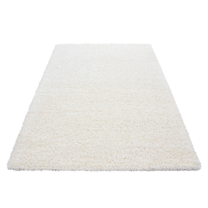 Hoogpolig vloerkleed - Sade Creme/Wit | Extreem hoge pol