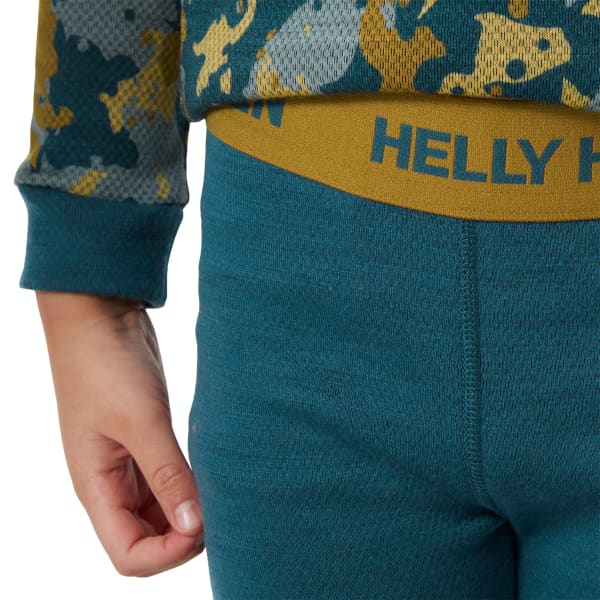 Ensemble thermique HELLY HANSEN K GRAPHIC LIFA MERINO SET DARK CREEK