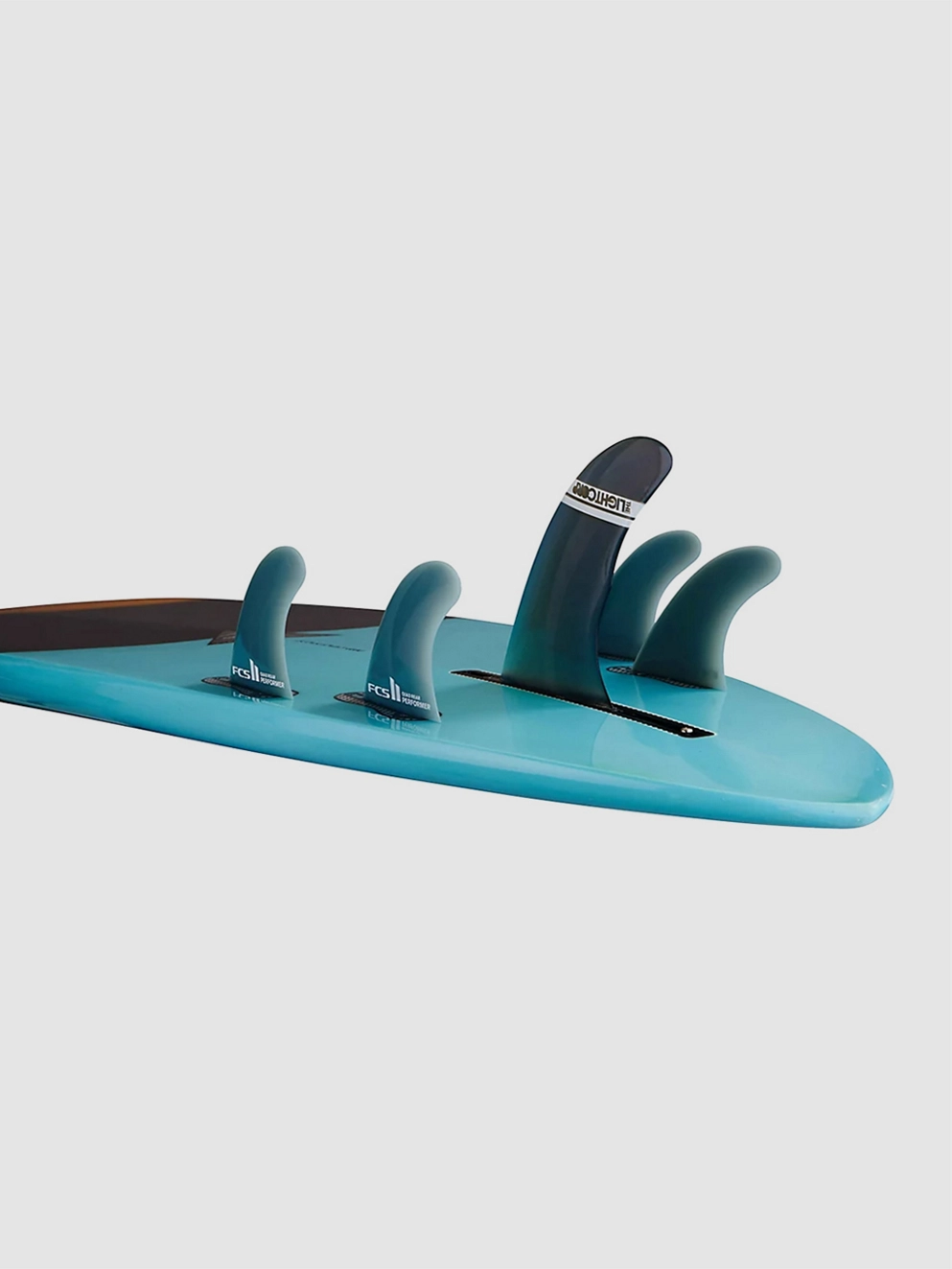 Light Drop Resin Tint Surfboard orange/black/blue